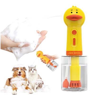 MCBOSON Distributeur mousse électrique pour shampoing chien/chat.