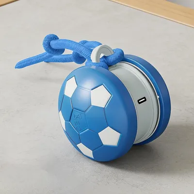 MCBOSON Balle à jouet pour chat avec corde Bleu