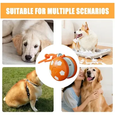 MCBOSON Balle à jouet pour chat avec corde Jaune