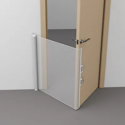 MCBOSON Barrière Rétractable Bébé & Animaux : Extensible Jusqu’à 150 cm
