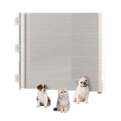 MCBOSON Barrera seguridad retráctil bebés mascotas: se extiende 150 cm