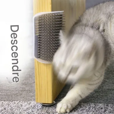 FurryFusion Rascador para gatos: para eliminar el pelo y rascarse