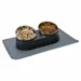 MCBOSON Bol surélevé en inox pour chats/chiens : Inclinaison 0/15°