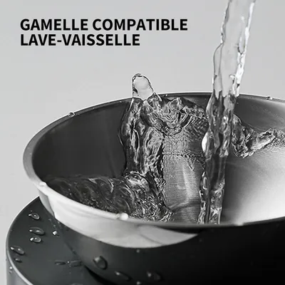 MCBOSON Bol surélevé en inox pour chats/chiens : Inclinaison 0/15°