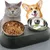 MCBOSON Bol surélevé en inox pour chats/chiens : Inclinaison 0/15°
