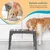 FurryFusion Table réglable pour gamelles d'animaux de compagnie