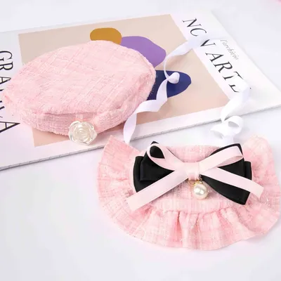 FurryFusion Set aus Mütze und Halstuch für Haustiere FurryFusion Set aus Mütze und Halstuch für Haustiere
