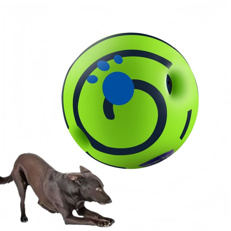 Unzerstörbarer Quietschball für Hunde – unterhaltsam und batterielos
