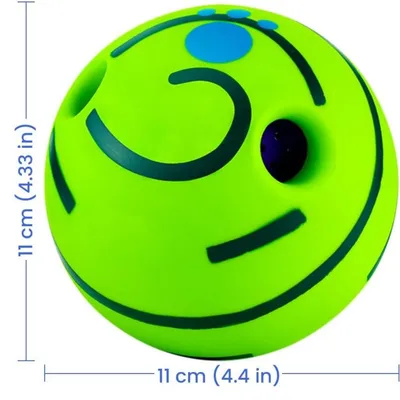 Balle Couineuse Indestructible pour Chiens Amusant Sans Piles