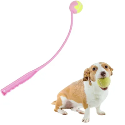 MCBOSON Outil de lancer pour animaux de compagnie Rose