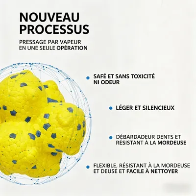 MCBOSON Jouet pour chien à balles à pointes,10 cm Rose