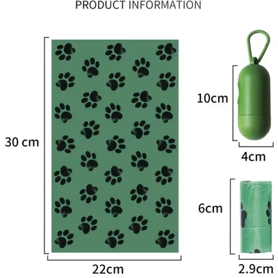 FurryFusion Sacs à excréments pour animaux de compagnie