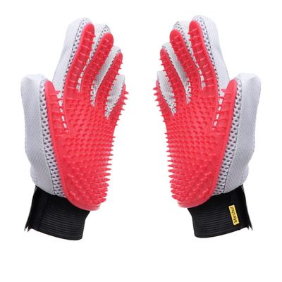 2 Pack Pet Grooming Gloves - Effective for Cat, Dog, Rabbit (Pair)