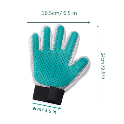 MCBOSON Guantes cuidado mascotas (paquete 2): eficaces gatos, perros