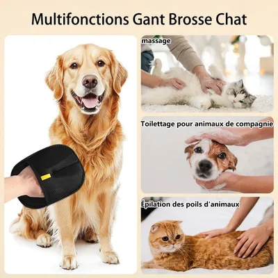 MCBOSON Guante para eliminar el pelo de mascotas (gatos y perros) MCBOSON Guante para eliminar el pelo de mascotas (gatos y perros)