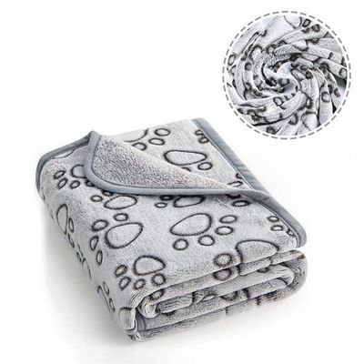 FurryFusion Couverture en flanelle pour animaux de compagnie