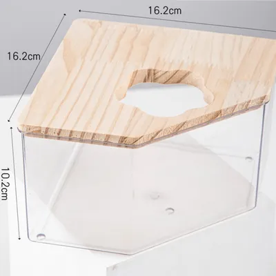 FurryFusion Cabine de bain pour hamster