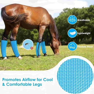 FurryFusion Bottes anti - mouches pour cheval FurryFusion Bottes anti - mouches pour cheval