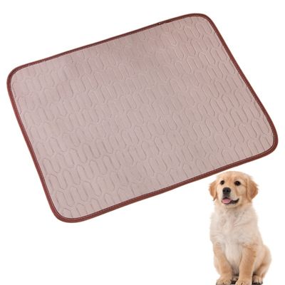 MCBOSON Tapis de refroidissement et de repos pour animaux d'été Marron