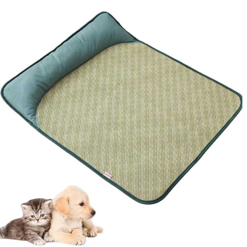 MCBOSON Sommer-Hundeliege mit Kissen 50×40 cm