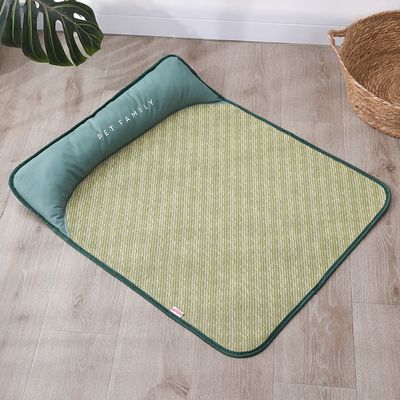 MCBOSON Tapis de repos estival pour chien avec oreiller 50×40cm
