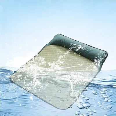 MCBOSON Tapis de repos estival pour chien avec oreiller 50×40cm