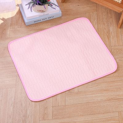 MCBOSON Alfombra rosa de verano para refrescar y descansar a las mascotas
