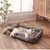 MCBOSON Niche Chien/Chat Oxford + Canapé Frais  Étanche 4 Saisons