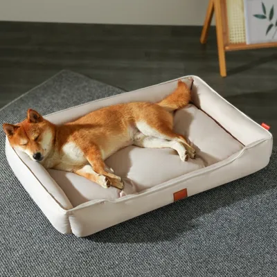 MCBOSON Niche Chien/Chat Oxford + Canapé Frais  Étanche 4 Saisons