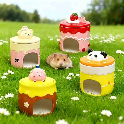 FurryFusion Nid en céramique pour hamster