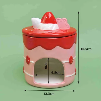 FurryFusion Nid en céramique pour hamster