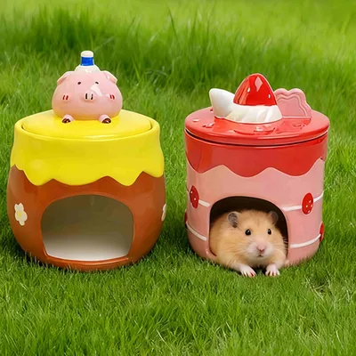FurryFusion Nid en céramique pour hamster