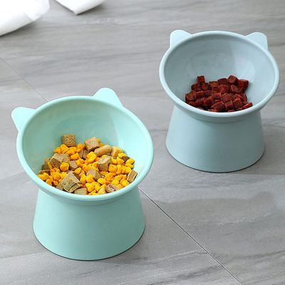 MCBOSON Inclinée surélevée anti-vomissement gamelle chat