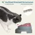 Gamelle double inox pour chat anti-glouton 1L