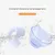 FurryFusion Double bol pour chat en plastique transparent
