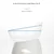 FurryFusion Double bol pour chat en plastique transparent