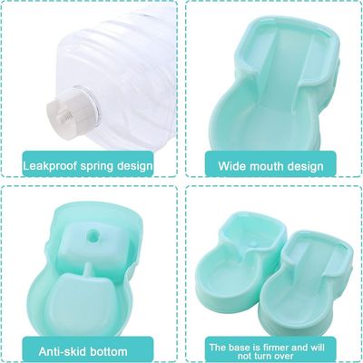 MCBOSON Juego 2 dispensadores automáticos agua comida 3,5 litros gatos