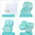 Lot de 2 Mangeoires Automatique Chat/Chien 3,5L Distributeur Eau Nourriture