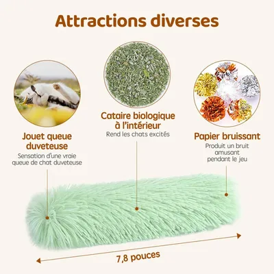 3 Jouets Herbe à Chat Interactifs avec Bruit – Chatons