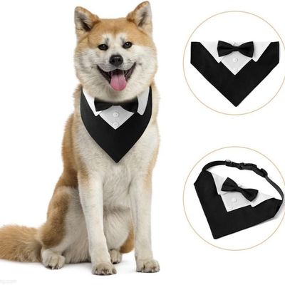 MCBOSON Réglable Nœud Papillon Collier Smoking Chien