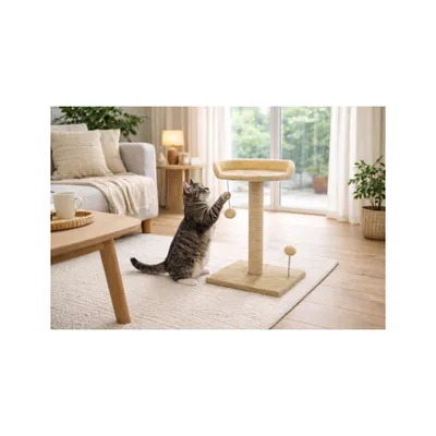 Mon Ami Luki - Arbre à chat griffoir avec plateforme & jouet
