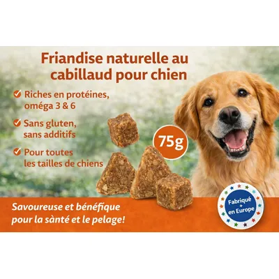 Friandises Nature Triangles Cabillaud