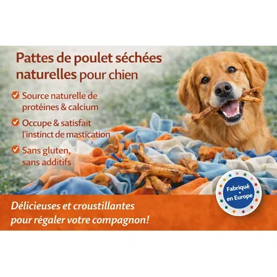 Nature - Friandises pour Chien - Patte de poulet