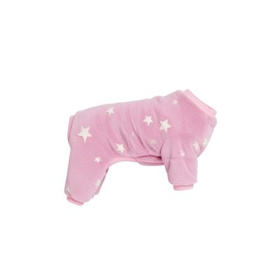 FERRIBIELLA Pyjama Chien Pilou Phosphorescent - Rose