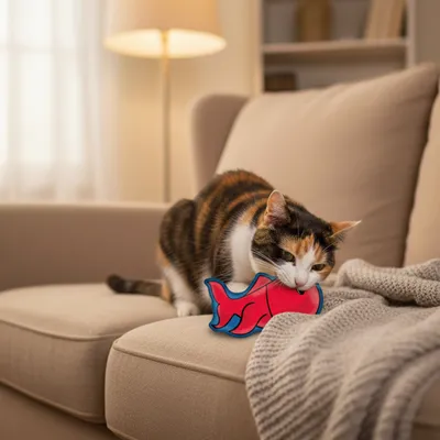FERRIBIELLA Jouet Matatabi Chat 3 pièces Stimulant Naturel -  / 10.3cm