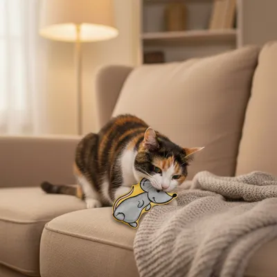 FERRIBIELLA Jouet Matatabi Chat 3 pièces Stimulant Naturel -