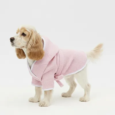 FERRIBIELLA Cape Pluie Chien Imperméable Vent - Rose / M