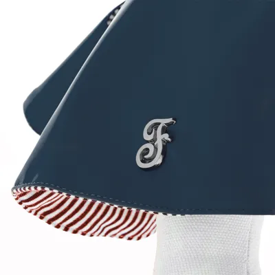 FERRIBIELLA Cape Pluie Chien Imperméable Vent - Bleu Pétrole