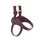 FERRIBIELLA Harnais Chien Cuir Réglable Confort - Bordeaux