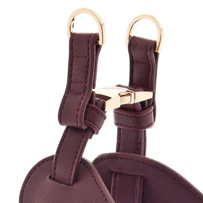 FERRIBIELLA Harnais Chien Cuir Réglable Confort - Bordeaux